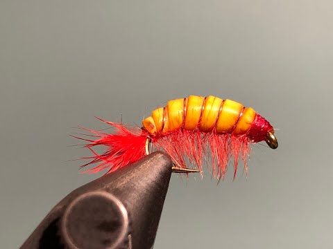 Видео: Зимняя нимфа для ловли форели на платнике Как связать от GM FLY