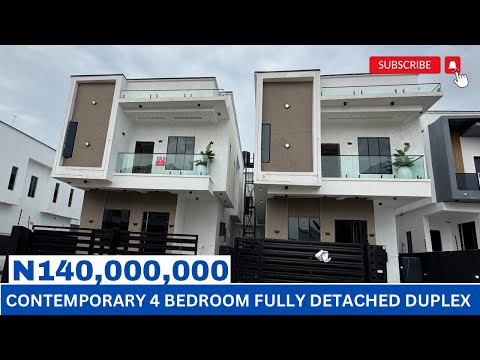 Видео: ПРОДАЕТСЯ ДОМ В ЛЕККИ, ЛАГОС, НИГЕРИЯ. СОВРЕМЕННЫЙ 4-СПАЛЬНЫЙ ПОЛНОСТЬЮ ОТДЕЛЬНЫЙ ДУПЛЕКС НА ПРОДАЖУ