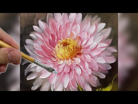 Видео: ЦВЕТОК ЛЮБВИ / ПОКРАСКА ШАГ ЗА ШАГОМ