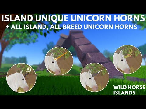 Видео: Находим новые рога единорога в игре Wild Horse Islands на Roblox