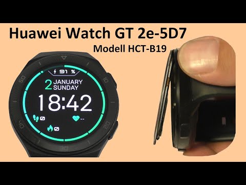 Видео: Часы Huawei Watch GT 2e-5D7, Modell HCT-B19 - отклеился дисплей - Ремонт.
