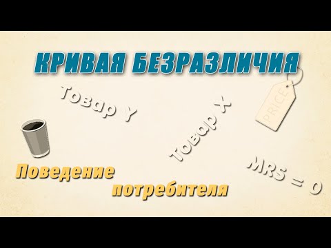 Видео: Кривая безразличия | Поведение потребителя