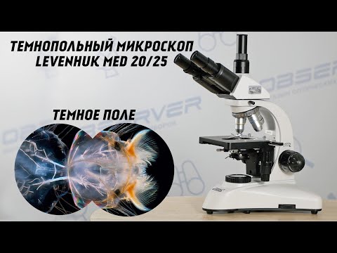 Видео: Темнопольный микроскоп Levenhuk Med 20/25 | Тест | Обзор