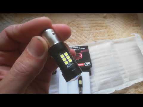Видео: led крушки "габарит/стоп" - кратък обзор и измерване на осветеност