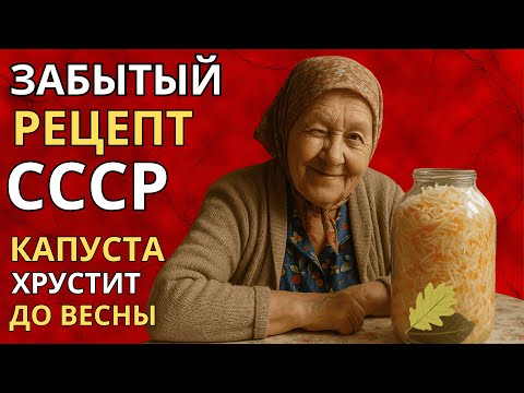 Видео: КАПУСТА БУДЕТ ХРУСТЯЩЕЙ И СВЕЖЕЙ ВСЮ ЗИМУ!
