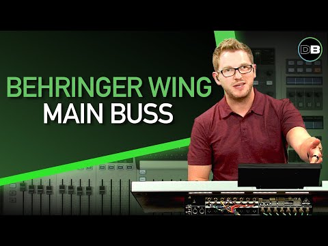 Видео: Как использовать основные шины в крыле Behringer