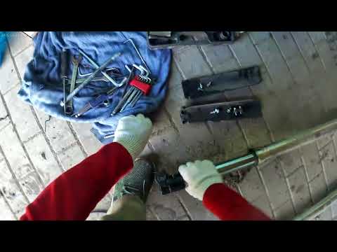 Видео: демонтаж вилки и сальников OXO250 LITE