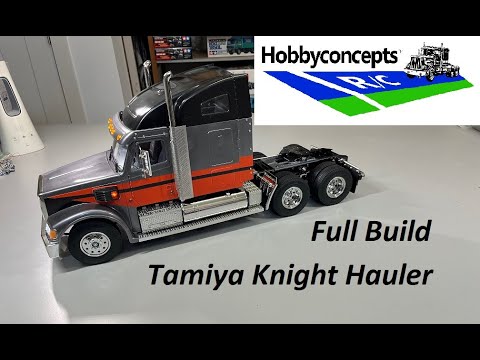 Видео: 1/14 Tamiya Knight Hauler с MFC-01, полная сборка
