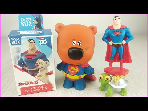 Видео: Кеша Супермен в Костюме! Новые Суперпитомцы Super Pets DC Лига! Ми-ми-мишки мультики с игрушками