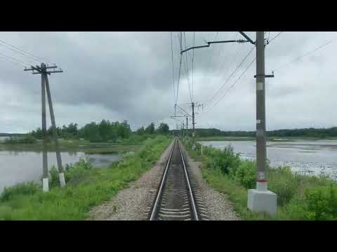 Видео: Кузнечное - Санкт-Петербург (Окт. ж.д., РЖД)