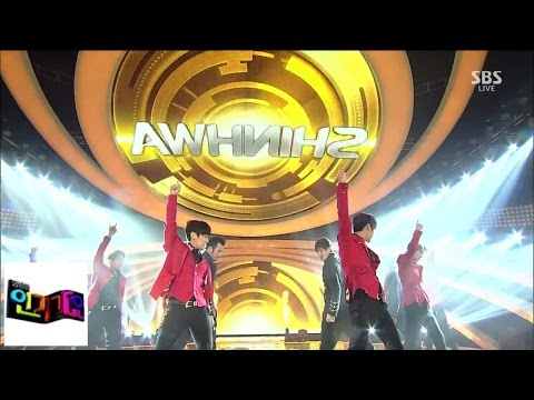 Видео: [SHINHWA] Совершенно новый (совершенно новый) @ Популярная песня Inkigayo 150125