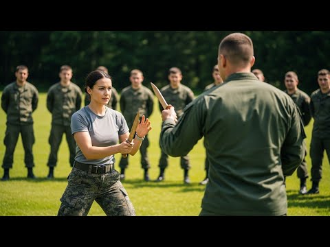 Видео: «Она посмеялась над русским Спецназом… но потом вышла на ножевой бой с инструктором ССО!»