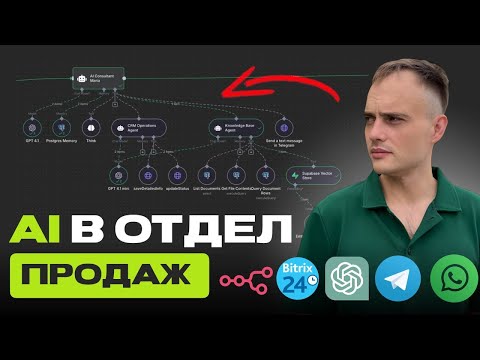 Видео: AI-агент в отдел продаж | n8n + Bitrix24 + WhatsApp/Telegram
