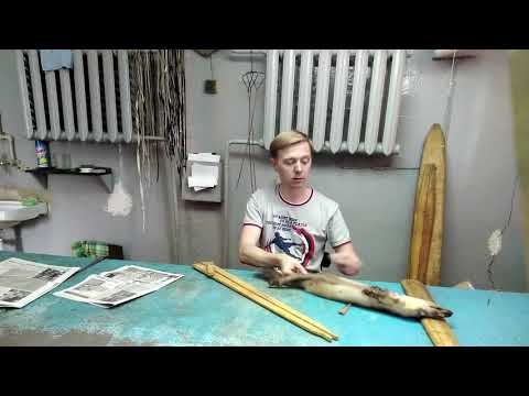 Видео: Раздвижные правилки для сушки шкурок куниц