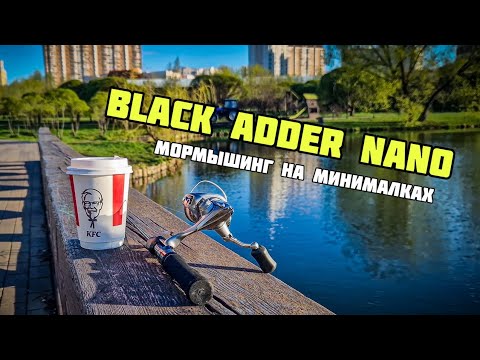 Видео: Мормышинг с Black Adder Nano 0.5-1.5гр. | Ловлю леща и краснопёрку на бюджетный спиннинг