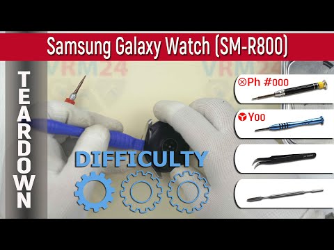 Видео: Как разобрать 📱 Samsung Galaxy Watch SM-R800 Разборка и ремонт