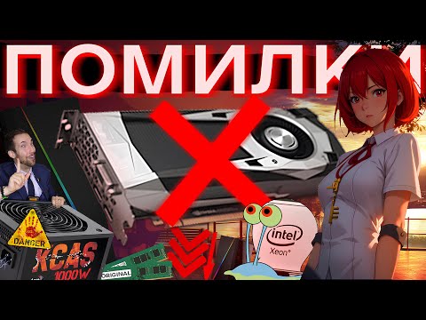 Видео: НАЙЧАСТІШІ ПОМИЛКИ В ІГРОВИХ ЗБІРКАХ КОМП'ЮТЕРІВ!