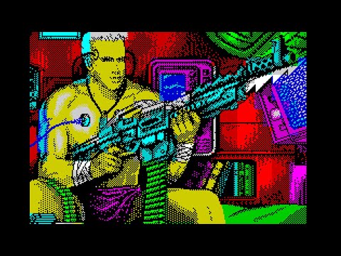 Видео: Astro Marine Corps. A.M.C. ZX Spectrum. Прохождение