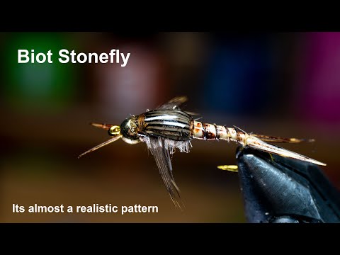 Видео: Biot Stonefly — полуреалистичная модель, которая просто работает — Учебное пособие по вязанию муш...