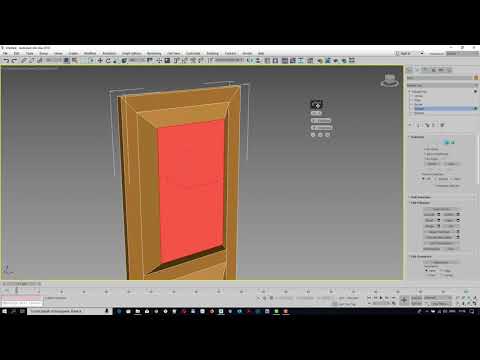 Видео: Создание двери в 3ds Max при помощи инструмента Bevel