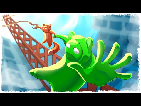 Видео: НЕЕЕЕТ!!! НЕ ОТПУСКАЙ ЕГО!!! УГАР В GANG BEASTS!!!