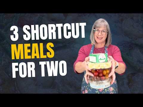 Видео: Три простых и быстрых блюда на двоих из покупных ингредиентов