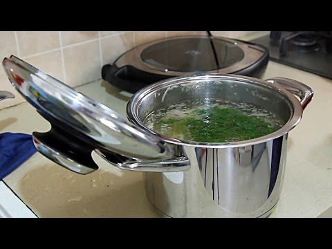 Видео: Куриный суп. Суп без зажарки. В посуде АМС. Cooking with AMC.