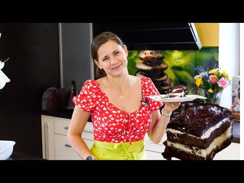 Видео: Торт "Пломбир" 🍰 вкусный Шоколадный тортик