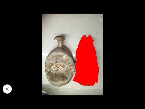Видео: Реставрация алюминиевой фляжки. До 1917г