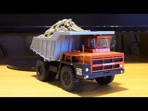 Видео: Сборка масштабной модели БеЛаз 7522 AVD models