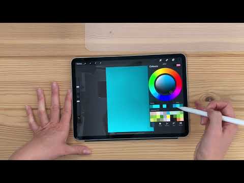 Видео: Как сделать градиент  (плавный переход) в Procreate на Ipad