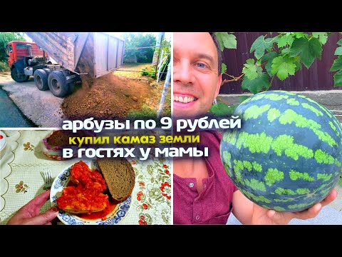 Видео: АРБУЗЫ по 9 РУБЛЕЙ 🎞 ПОКУПАЮ ЗЕМЛЮ 🚗 УЖИН У МАМЫ 🤤 Работа в САДУ МАЛИННИК