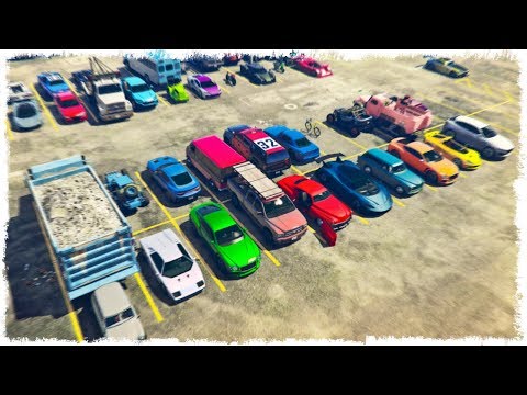 Видео: ЖЕСТЬ!!! ЗДЕСЬ 100 МАШИН!!! БИТВА РАНДОМА В GTA ONLINE!!!