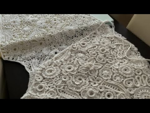 Видео: Сборка изделия. Ирландское кружево.
