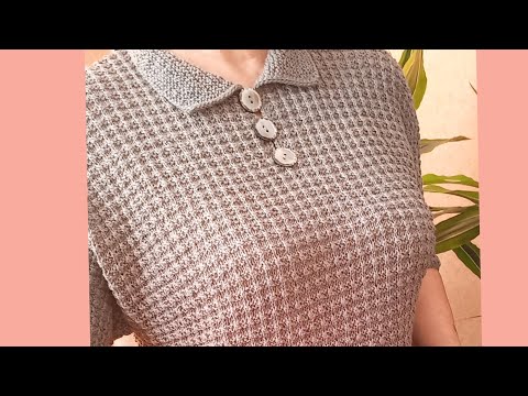 Видео: ДЖЕМПЕР ВЯЖЕМ ПРОСТО. УЗОР.