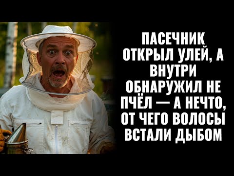 Видео: Пасечник открыл улей, а внутри обнаружил не пчёл — а нечто, от чего волосы встали дыбом