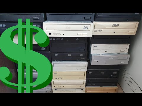 Видео: разбор CD привода от компа на медь, золото и цветмет
