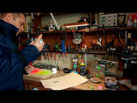 Видео: Изготовление форелевой блесны, покраска