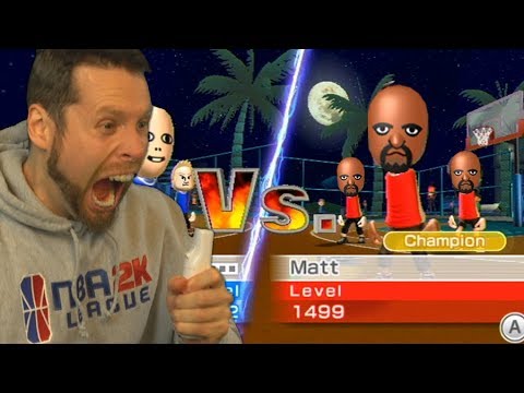 Видео: так вот я играл в wii Sports Basketball и случилось это...