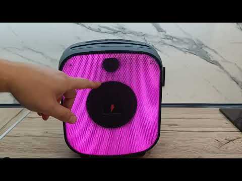 Видео: Обзор компактного бумбокса Урал Молния 700 на 70 Вт и привлекательной подсветкой