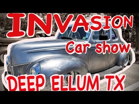 Видео: Дип-Эллум, Техас, автошоу «Вторжение»
