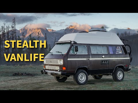 Видео: Кемпинг VanLife Stealth в маленьком горном городке!