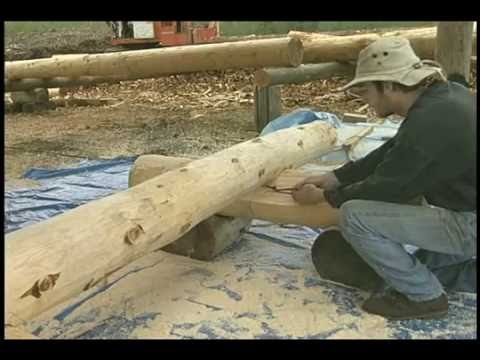 Видео: Строительство бревенчатой ​​хижины: практическая выемка