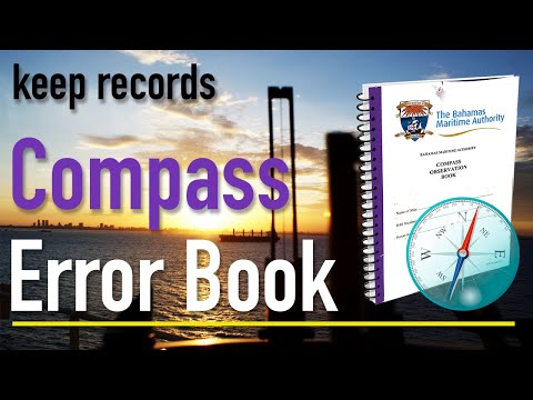 Видео: Compass Error Book, keep records #compasserror #поправкакомпаса #magellanseaman