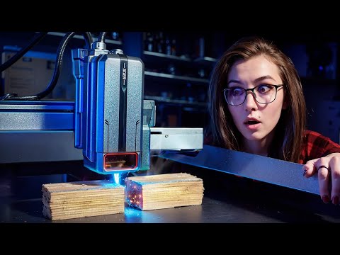 Видео: На что СПОСОБЕН Домашний ЛАЗЕР IKIER K1? Режем БРУС 30мм !