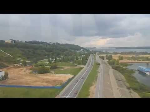 Видео: Канатная дорога в Нижнем Новгороде (на Бор)