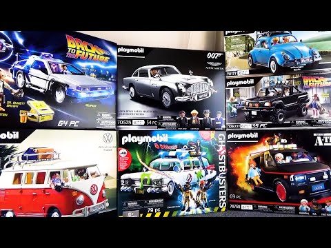 Видео: 7 автомобилей Playmobil, которые понравятся взрослым ♪ DeLorean, Aston Martin, Volkswagen и др.