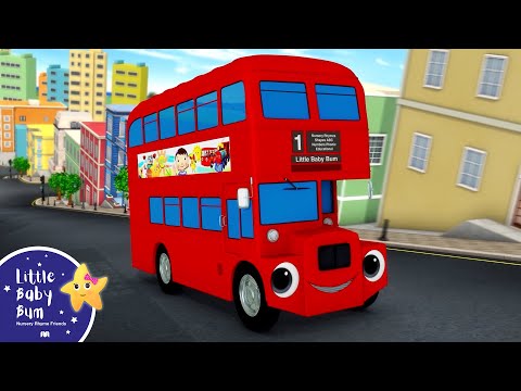 Видео: 10 автобусов 🚍 | Песенки для малышей — Литл Бэйби Бам