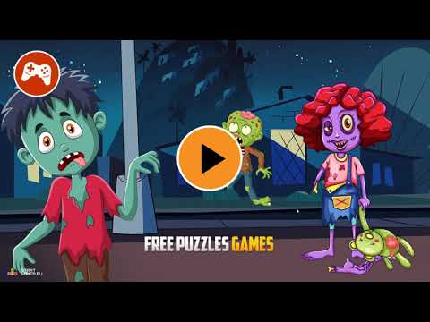 Видео: Игра "Забавные зомби: Пазлы" (Zombie Fun: Jigsaw) - прохождение