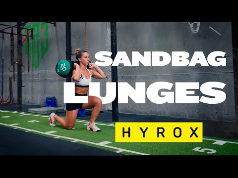 Видео: Всё, что нужно знать о выпадах с сэндбэгом — подготовка HYROX